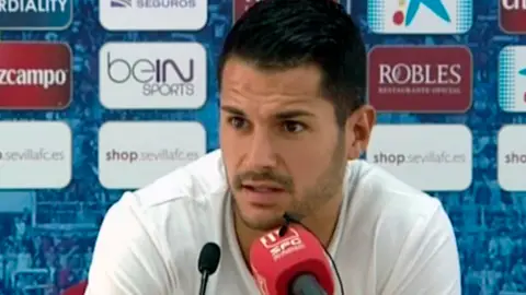 Vitolo, en rueda de prensa Vitolo, en rueda de prensa