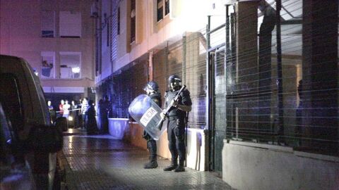 La Polic&iacute;a Nacional en una operaci&oacute;n antiterrrorista