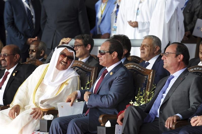 El presidente egipcio inaugura el nuevo canal de Suez El presidente egipcio inaugura el nuevo canal de Suez