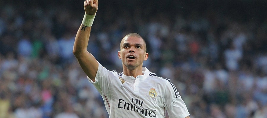 Pepe central del Real Madrid Pepe central del Real Madrid