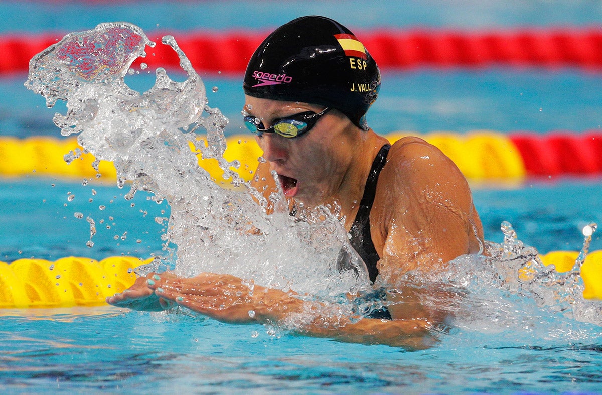 Jessica Vall "lo da todo" pero acaba octava en la final de los 200 metros braza Jessica Vall "lo da todo" pero acaba octava en la final de los 200 metros braza