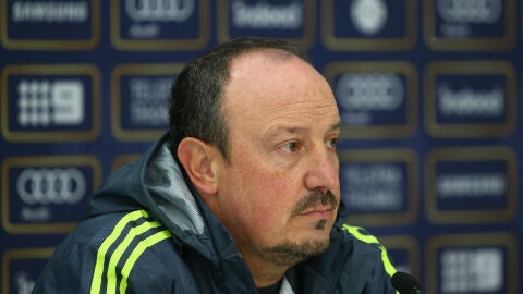 Rafa Ben&iacute;tez en rueda de prensa
