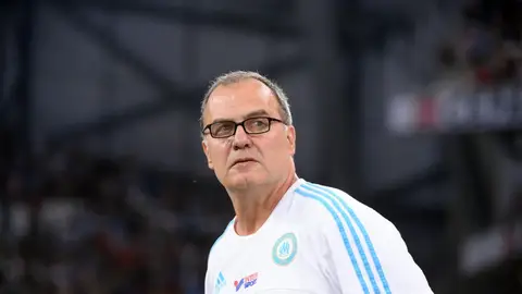 Marcelo Bielsa, en un partido del Olympique de Marsella Marcelo Bielsa, en un partido del Olympique de Marsella