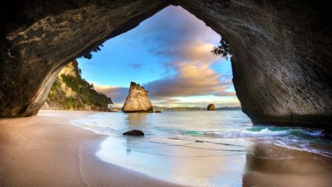 Playa de Nueva Zelanda