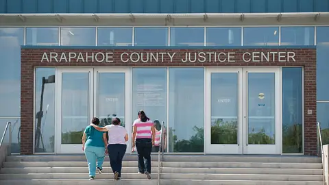 Juzgado en el que se emitió el veredicto de condena a James Holmes Juzgado en el que se emitió el veredicto de condena a James Holmes