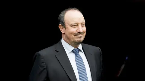 Rafa Benítez, antes del partido Rafa Benítez, antes del partido