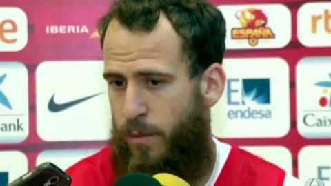 Sergio Rodr&iacute;guez, hablando con los medios