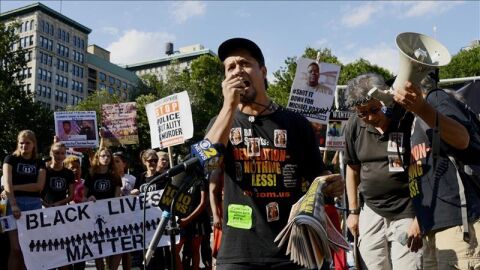 El condado de El Bronx tambi&eacute;n fue testigo de una protesta en el primer aniversario de la muerte de Brown