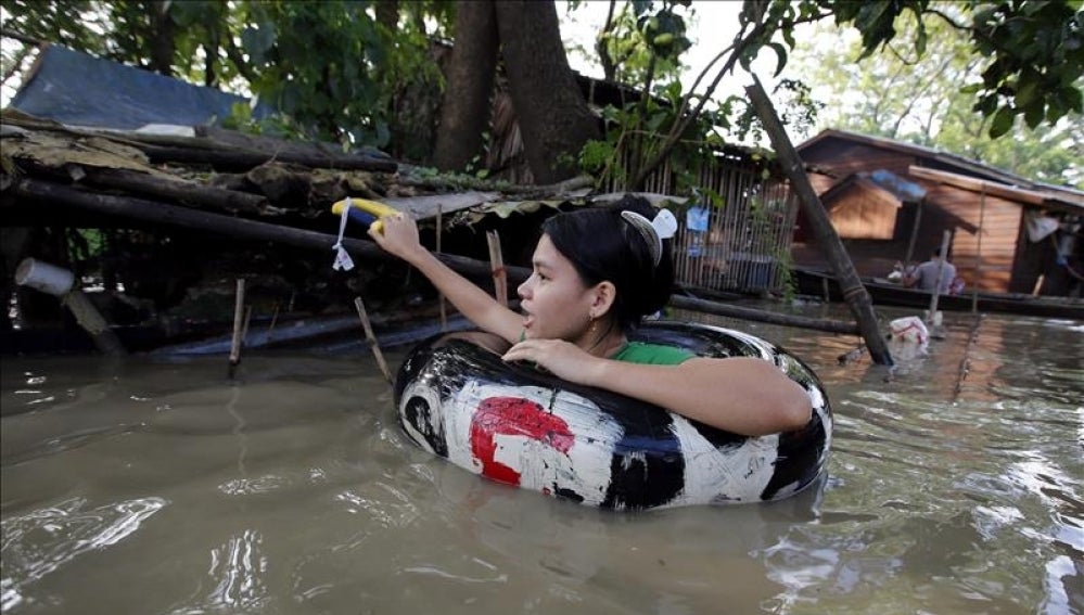 Inundaciones en Birmania