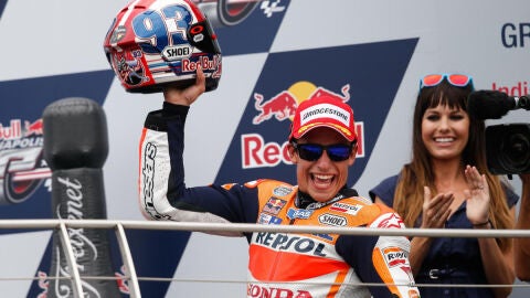 Marc M&aacute;rquez logra la victoria en Indian&aacute;polis