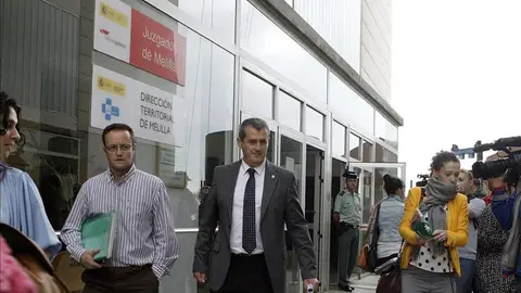 El jefe de la Guardia Civil en Melilla, el coronel Ambrosio Martín Villaseñor a su salida de los Juzgados El jefe de la Guardia Civil en Melilla, el coronel Ambrosio Martín Villaseñor a su salida de los Juzgados