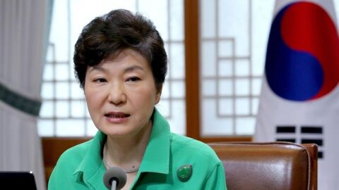 La presidenta de Corea del Sur Park Geun-hye