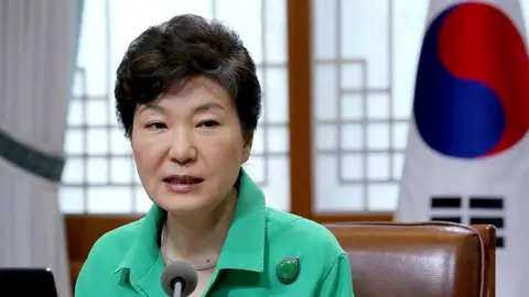 La presidenta de Corea del Sur Park Geun-hye La presidenta de Corea del Sur Park Geun-hye