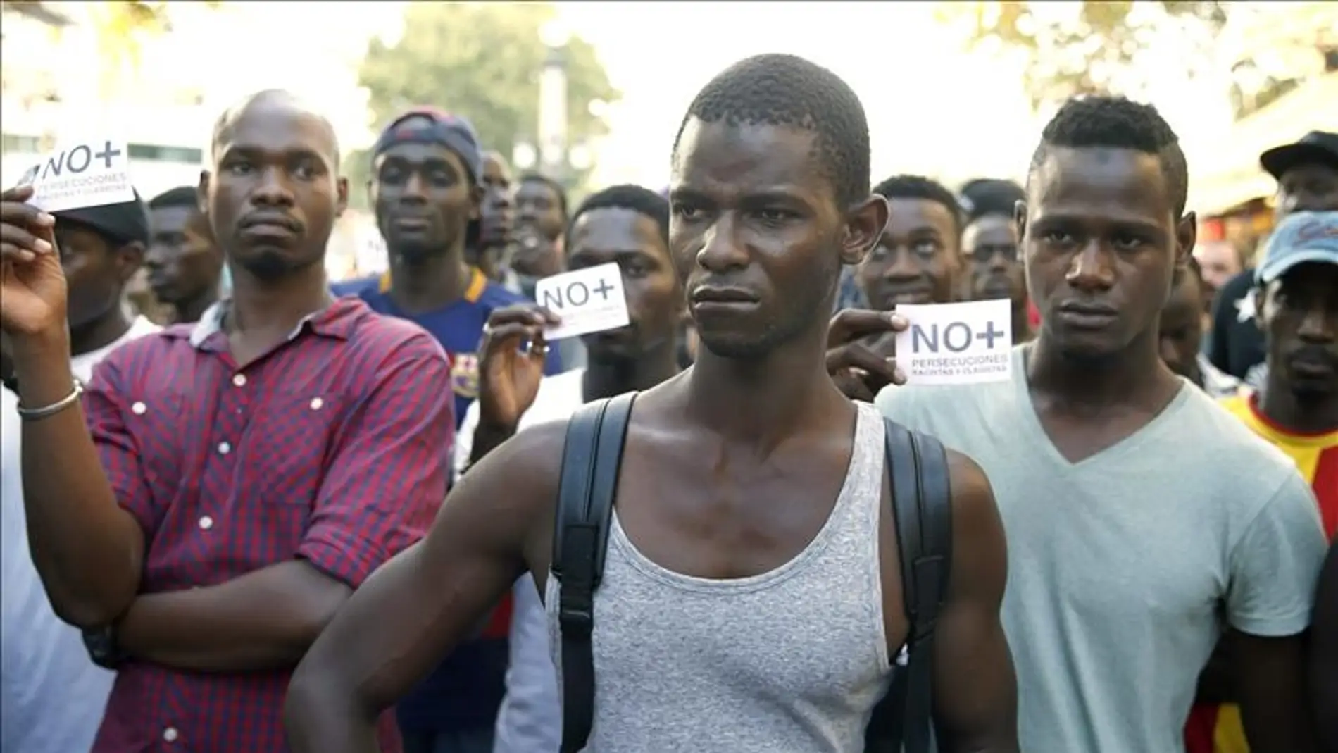Protestas en Salou por la muerte de un senegalés