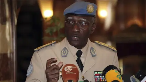 El jefe de la misión de la ONU en la República Centroafricana, Babacar Gaye El jefe de la misión de la ONU en la República Centroafricana, Babacar Gaye