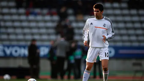 Enzo Zidane en un entrenamiento previo a un partido Enzo Zidane en un entrenamiento previo a un partido