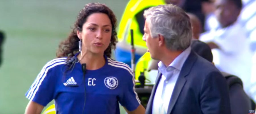 El encontronazo entre Mourinho y Eva Carneiro El encontronazo entre Mourinho y Eva Carneiro