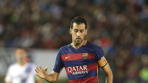 Sergio Busquets, durante un partido