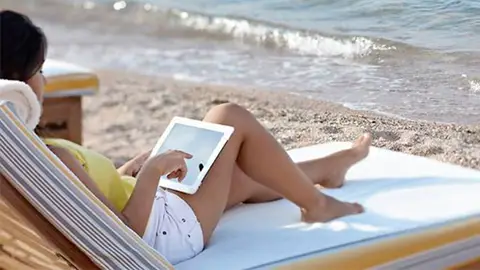 Internet en la playa Internet en la playa