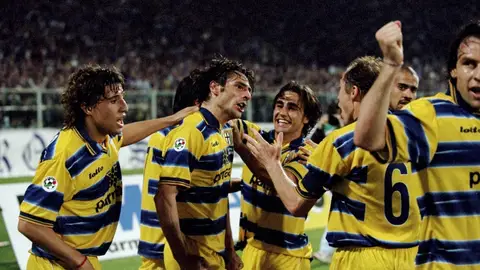 Crespo, Cannavaro, Verón... en un Parma histórico Crespo, Cannavaro, Verón... en un Parma histórico