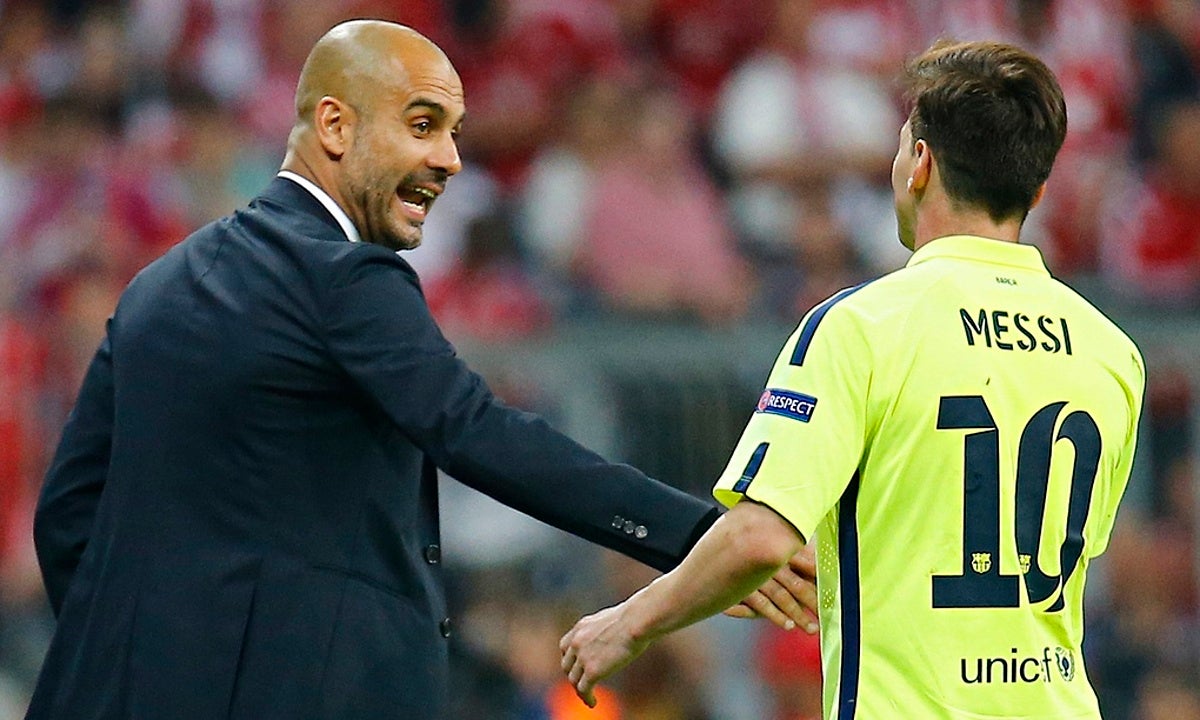 Guardiola: "Messi se pasa el partido caminando y radiografiando la situación" Guardiola: "Messi se pasa el partido caminando y radiografiando la situación"