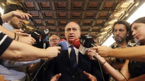 El ministro del Interior, Jorge Fern&aacute;ndez D&iacute;az