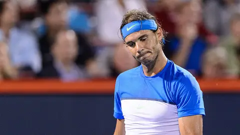 Rafa Nadal, cabizbajo Rafa Nadal, cabizbajo