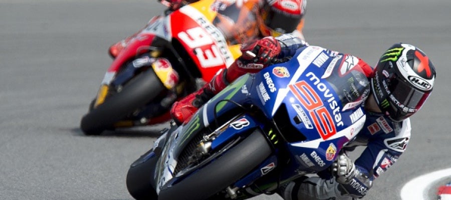 Jorge Lorenzo y Mar Márquez en el Gran Premio de República Checa Jorge Lorenzo y Mar Márquez en el Gran Premio de República Checa