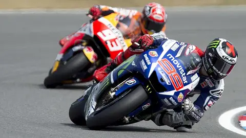 Jorge Lorenzo y Mar Márquez en el Gran Premio de República Checa Jorge Lorenzo y Mar Márquez en el Gran Premio de República Checa