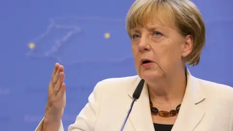 La canciller alemana, Angela Merkel La canciller alemana, Angela Merkel