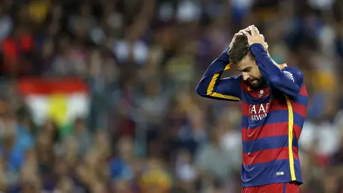 Piqué se lamenta de una ocasión perdida Piqué se lamenta de una ocasión perdida