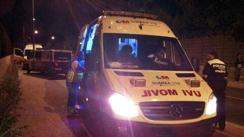Una ambulancia en un suceso