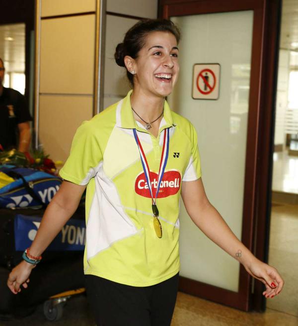 Carolina Marín: "Es pronto para pensar en los Juegos Olímpicos" Carolina Marín: "Es pronto para pensar en los Juegos Olímpicos"