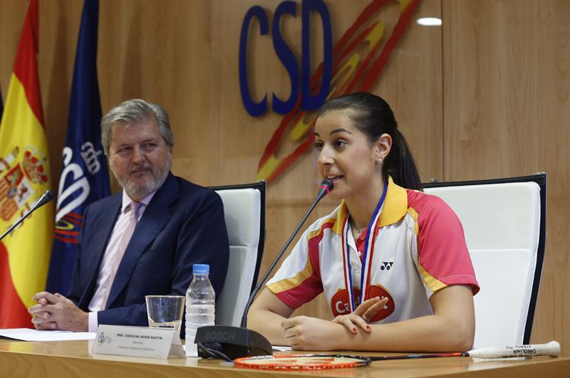 Carolina Marín: "Fui a disfrutar del torneo, no a defender el título" Carolina Marín: "Fui a disfrutar del torneo, no a defender el título"