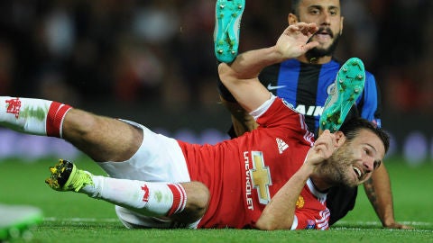 Juan Mata, durante el partido contra el Brujas