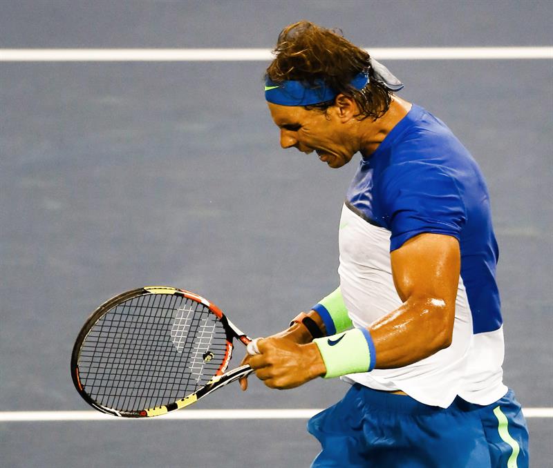 Nadal debuta con victoria ante Chardy en Cincinnati Nadal debuta con victoria ante Chardy en Cincinnati