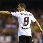 El delantero del Valencia, Paco Alcácer