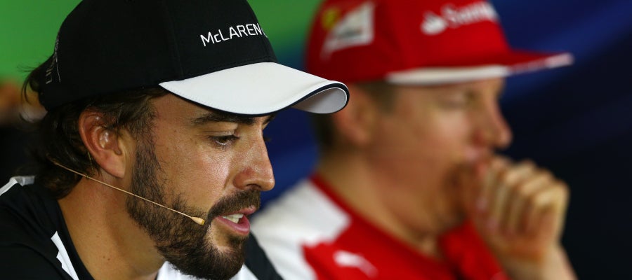 Fernando Alonso y Kimi Raikkonen Fernando Alonso y Kimi Raikkonen