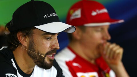 Fernando Alonso y Kimi Raikkonen