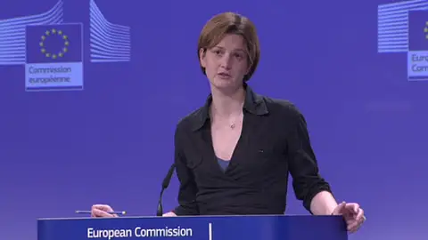 La portavoz comunitaria de Asuntos Económicos, Annika Breidthardt La portavoz comunitaria de Asuntos Económicos, Annika Breidthardt