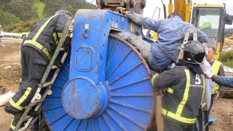 Efectivos de rescate en Asturias