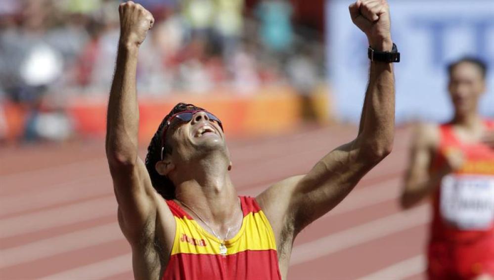 Miguel ángel López, campeón del mundo en 20 kilómetros marcha