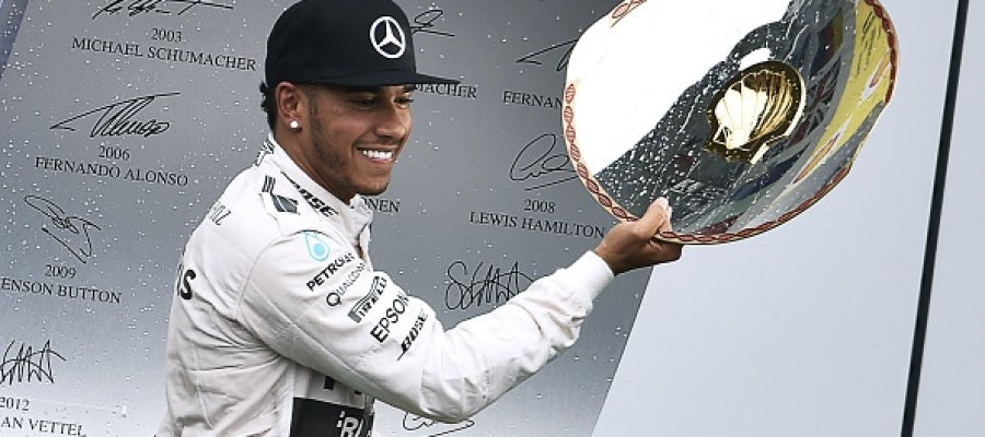 Hamilton gana en Spa Hamilton gana en Spa