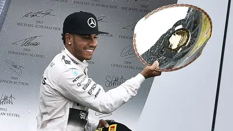 Hamilton gana en Spa Hamilton gana en Spa