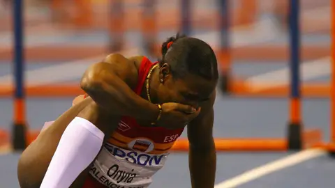 La atleta española Josephine Onyia La atleta española Josephine Onyia