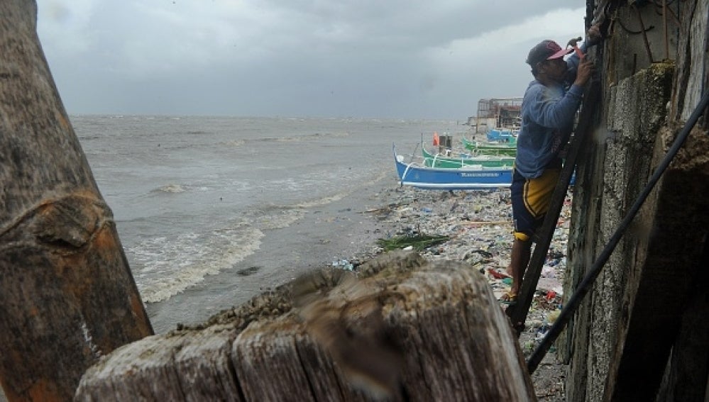 Efectos el tifón en Filipinas