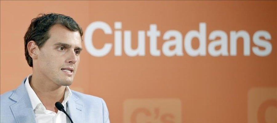 El líder de Ciudadanos, Albert Rivera El líder de Ciudadanos, Albert Rivera
