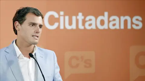 El líder de Ciudadanos, Albert Rivera El líder de Ciudadanos, Albert Rivera