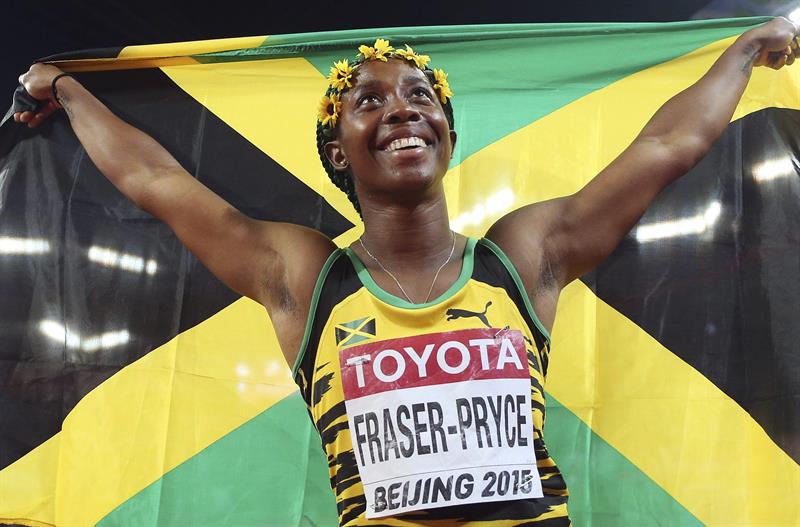 Fraser-Pryce consigue su tercer oro mundial en los 100 metros Fraser-Pryce consigue su tercer oro mundial en los 100 metros
