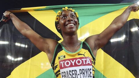Fraser-Pryce, campeona del mundo de los 100 metros